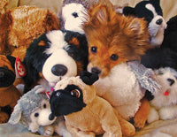 Puppies de jeu (puzzle de la famille)