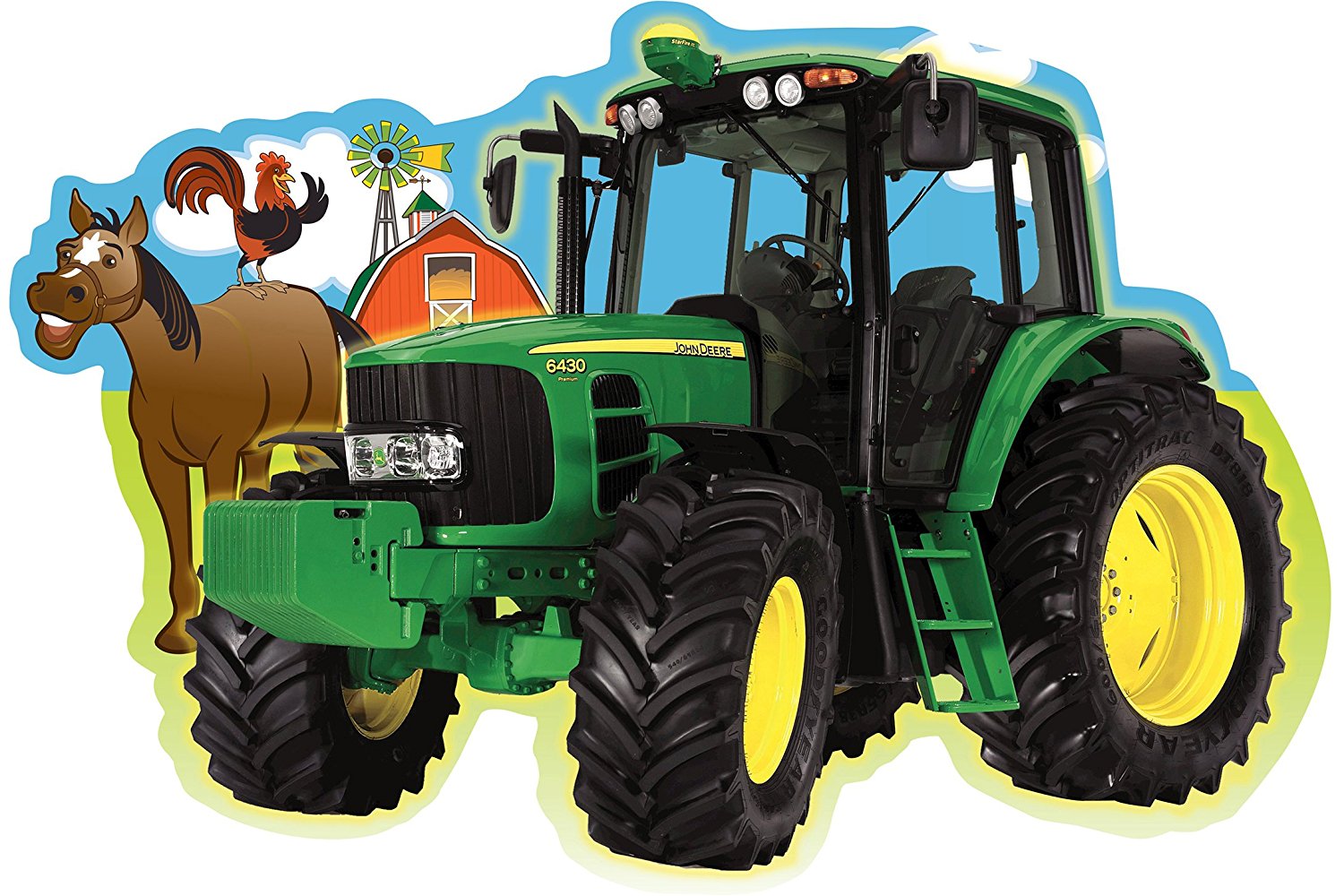 Plowing Through (Shaped Floor Puzzle)