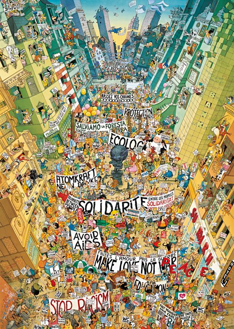 Cartoon Classics - Protest! Marino Degano (2000pcs)
