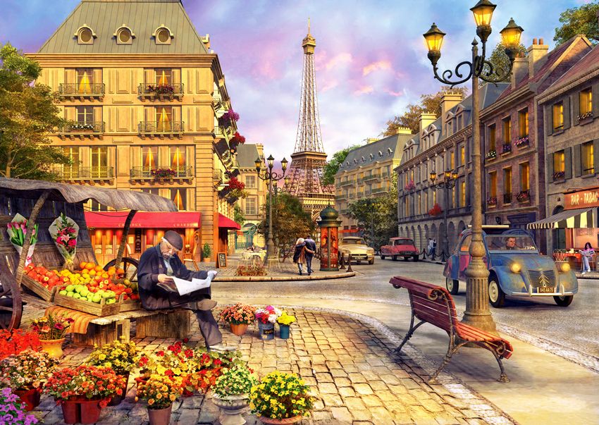Paris Street Life, Dominic Davison (1500pcs)