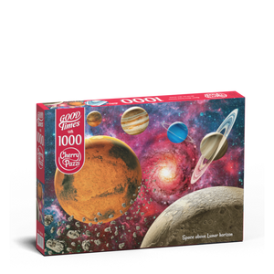 Espace au-dessus de l'horizon lunaire (1000 pc)
