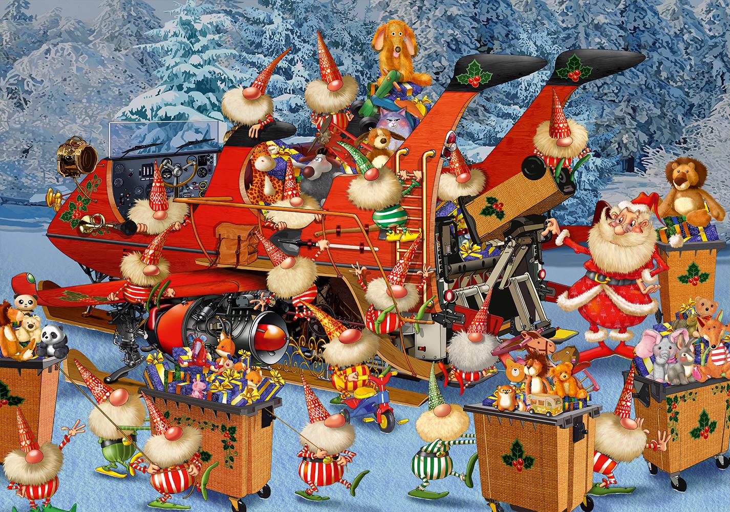 DMG Prêt pour la saison de livraison de Noël, François Ruyer (1000pcs) (boîte endommagée)