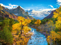 Parc national d'automne à Zion, États-Unis (3000pcs)