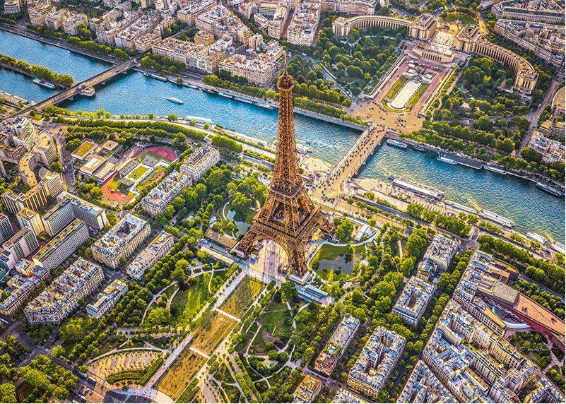 View over Paris Eiffel Tower (1000pcs)