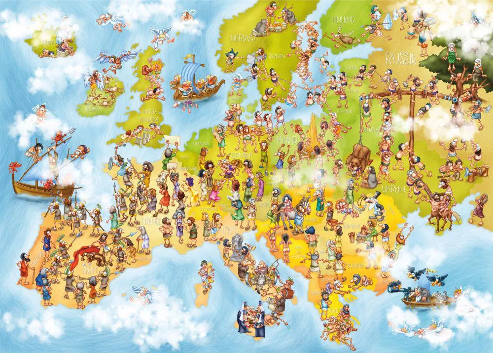 Cartoon Collection - Map of Europe