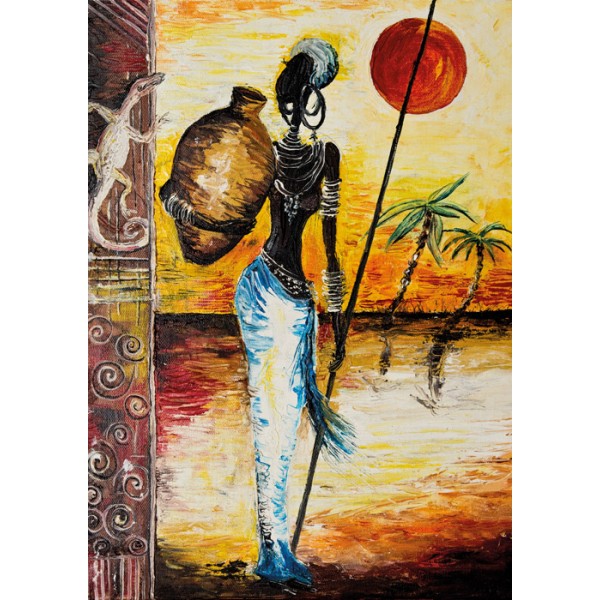 Femme africaine (1000pcs)