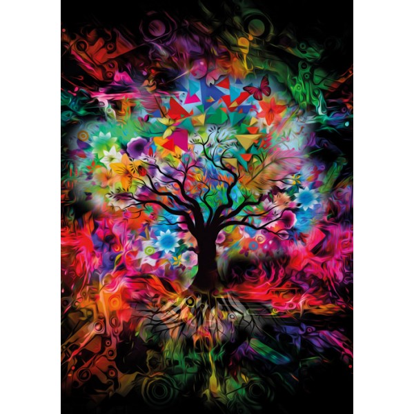 Arbre coloré (1000 pc)