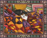 Quilted Cat, Carol Wilson
