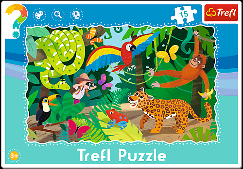 Buy Tropical rainforest - tray puzzle Puzzle | Jigsaw Jungle