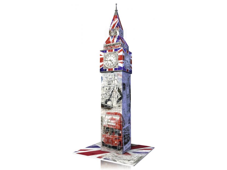 Ravensburger Big Ben, Londres. Flag Edition (3D)