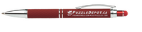 Puzzle Depot Soft Touch Diamond Stylus Pen RED