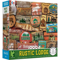 Rustic Lodge: Cabin Retreat (1000pcs)