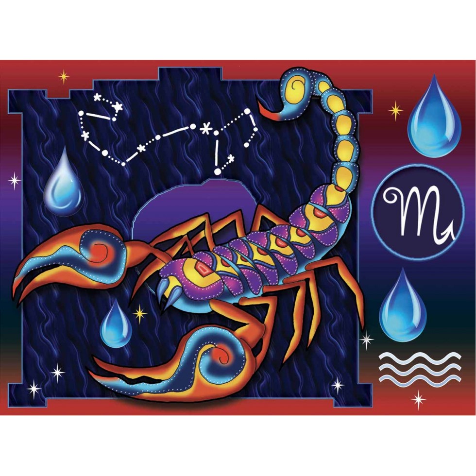 Scorpion/ Scorpio, Diamond Painting