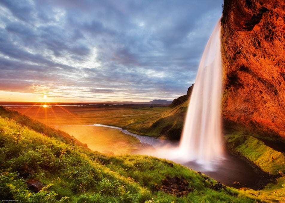Seljalandsfoss Waterfall - Southern Iceland (1000pcs)
