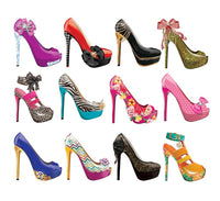 Chaussures - 12 mini puzzles en forme