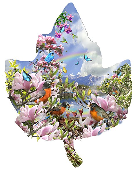 Buy Signs of spring (shaped) Puzzle | Jigsaw Jungle