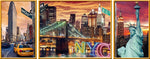 New York étincelant (triptychon)