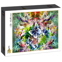 Fleurs et papillons de printemps (1500pcs)