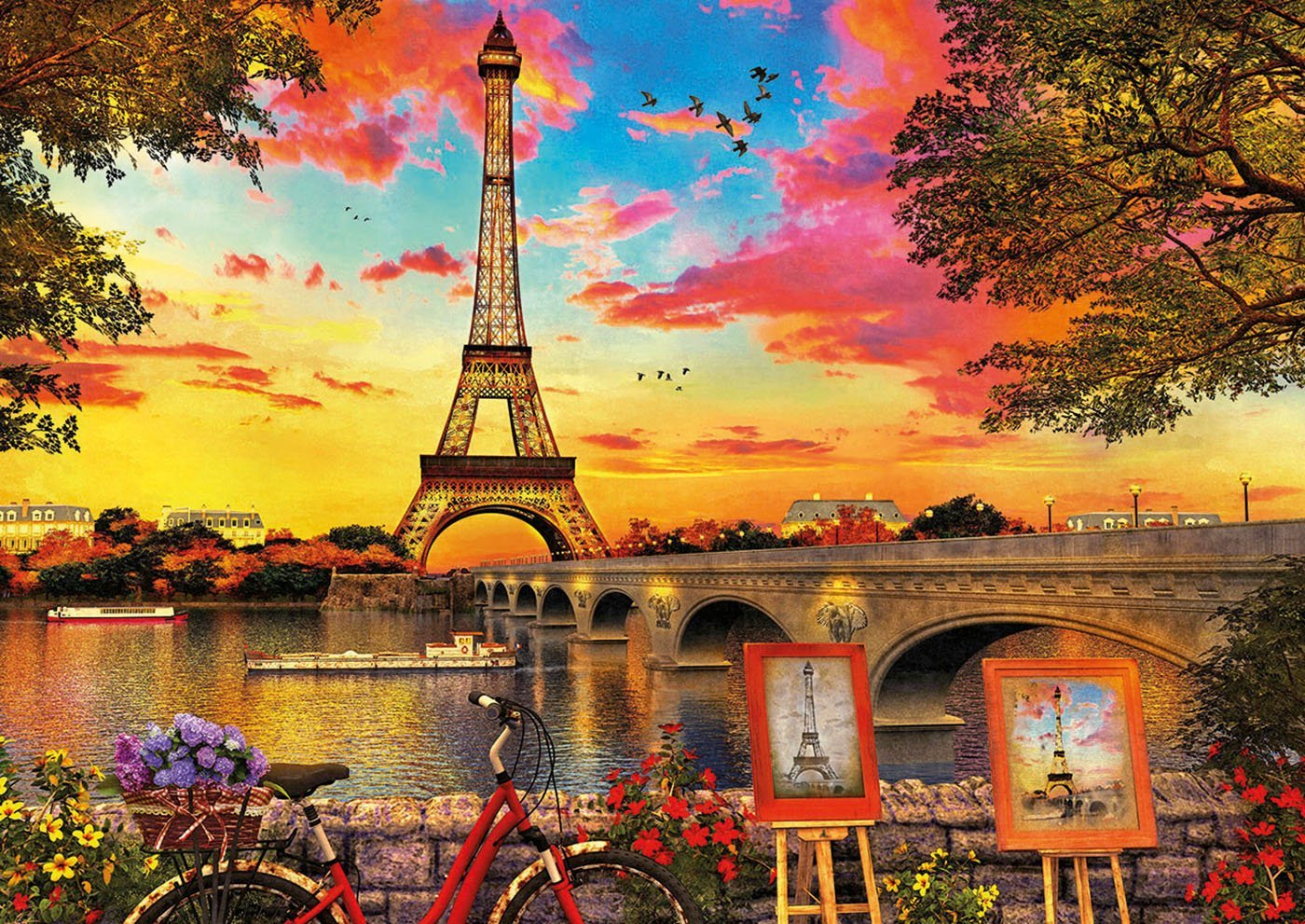 Sunset in Paris, Dominic Davison (3000pcs)