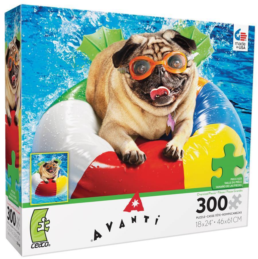 Swimming Pug, Avanti