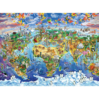 Vue dans l'œil des enfants: le monde