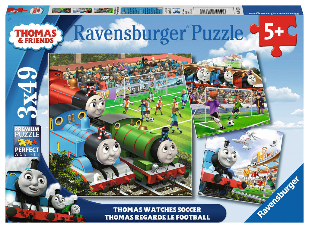Ravensburger Thomas regarde le football - Thomas & Friends