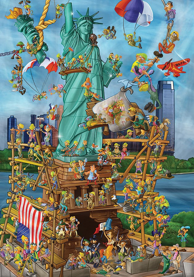 Collection de dessins animés - Statue de la liberté