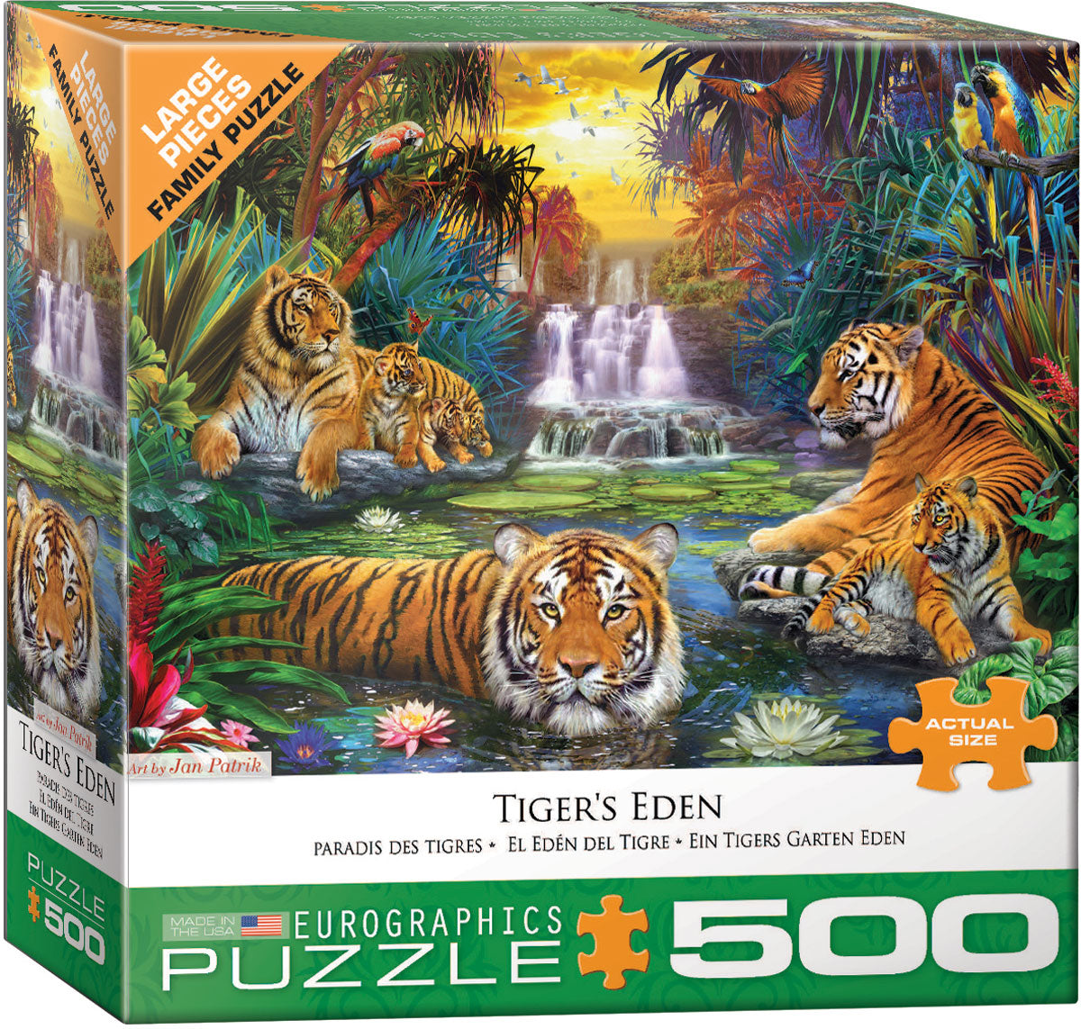Tiger's Eden, Jan Patrik Krasny (500XLpcs)