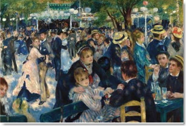 Ball at the Moulin de la Galette, Montmartre