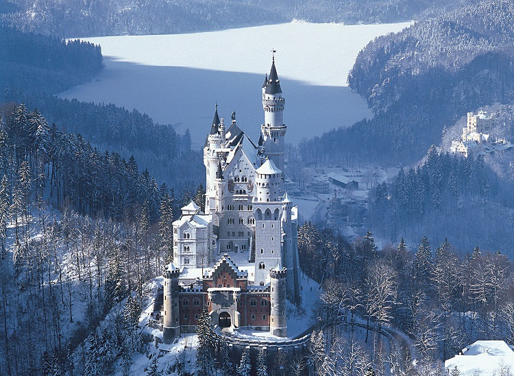 Le château de Néuschwanstein, Allemagne