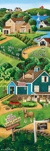 Aux granges, Art Poulin (panorama vertical)