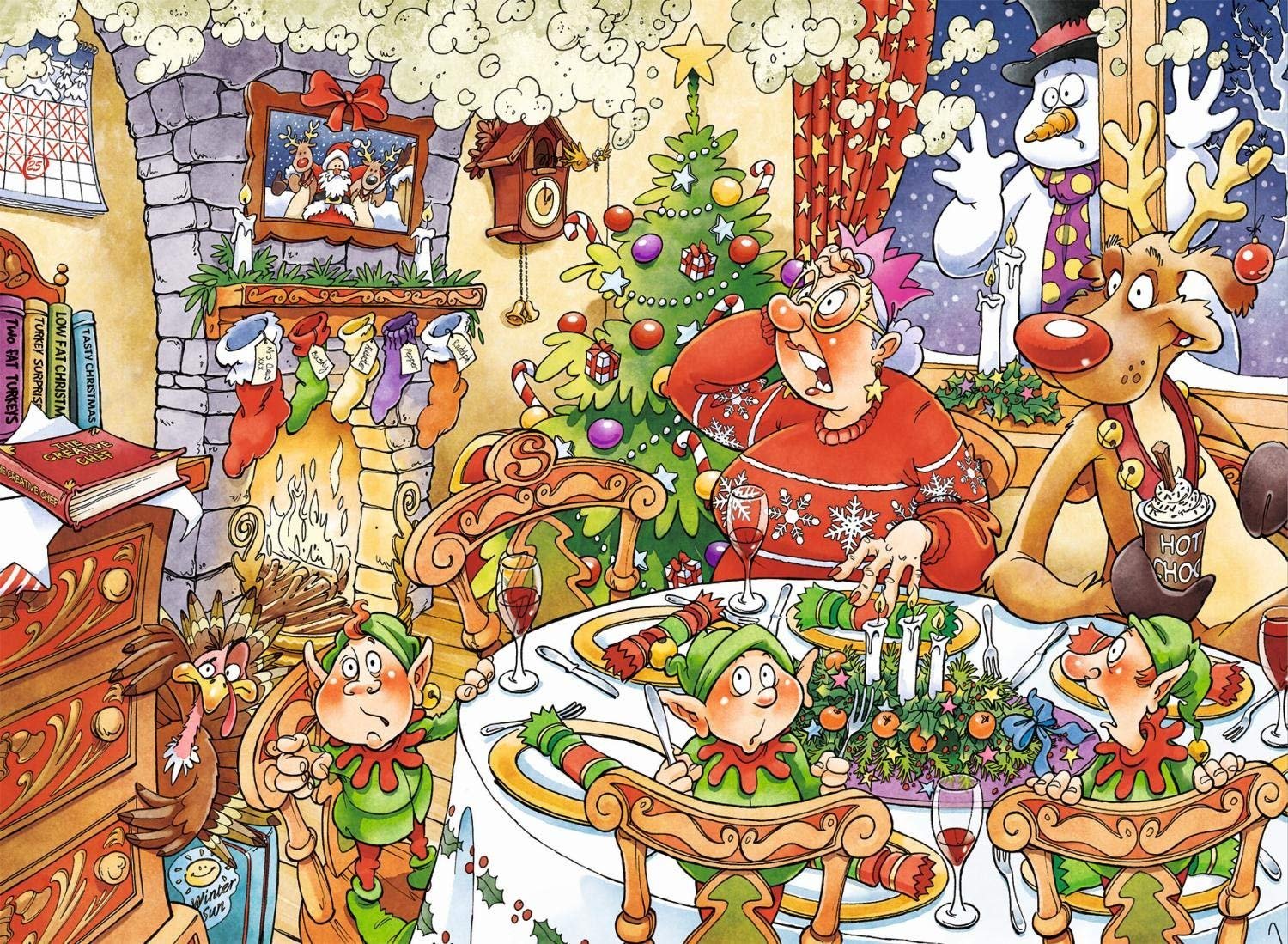 Wasgij? Christmas #13 - Turkey's Delight (2-in-1)