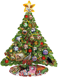 Les douze jours de Noël x deux, Lori Schory (puzzle en forme)