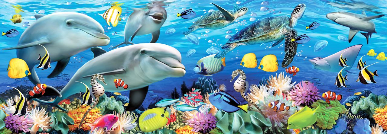 Undersea, Howard Robinson (Panoramic) (1000pcs)