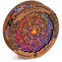Inexhaustible Abundance MANDALA (Size M) (Wooden Jigsaw Puzzle)