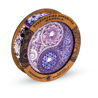 Mandala aux opposés globaux (taille M) (puzzle en bois)