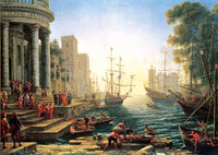 Port maritime avec l'embarquement de St. Ursula, Claude Lorrain (3000pcs)