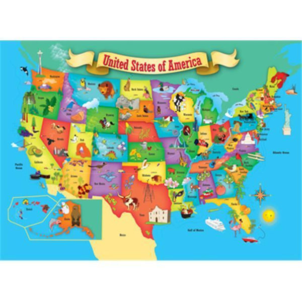 Buy Usa map, united states of america Puzzle | Jigsaw Jungle