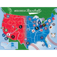 MLB Baseball Map - United States of Baseball