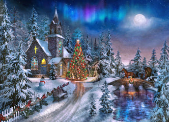 PFG Nuit de Noël, Dominic Davison (1000 pièces) (Utilisation - PUZZLES FOR GOOD)