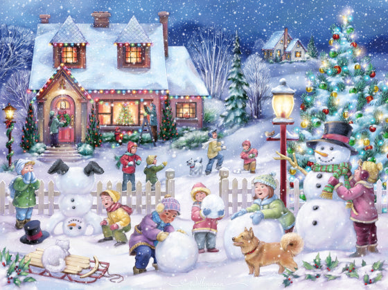 Snowman Celebration, Randy Wollenmann (550pcs)
