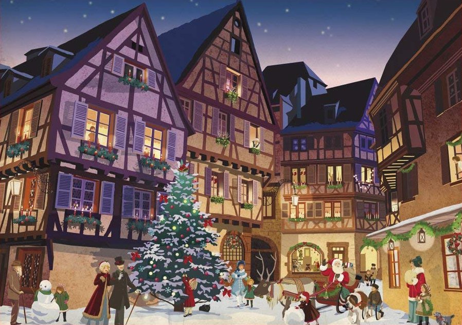 Vintage Christmas Village