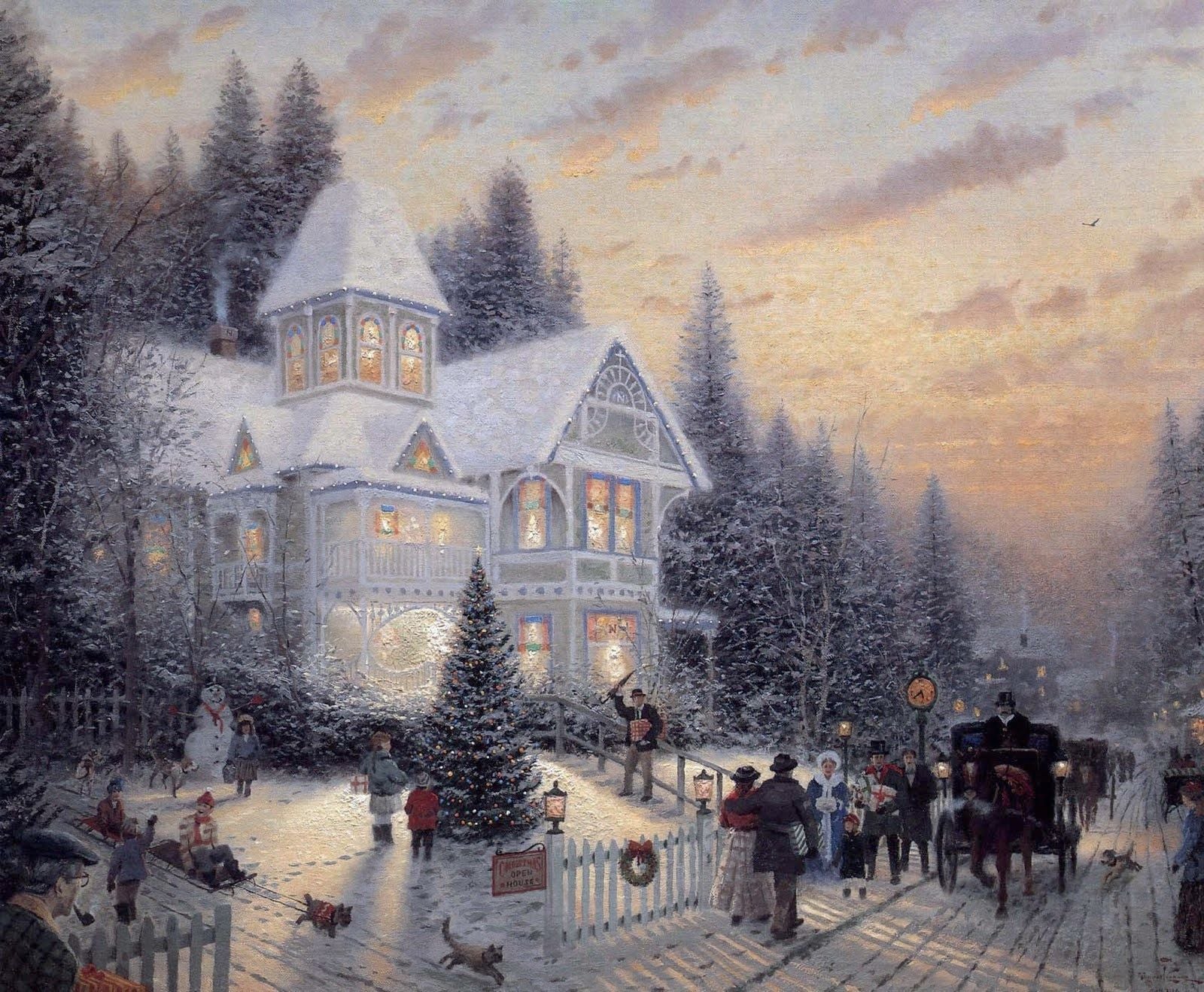 Victorian Christmas, Thomas Kinkade