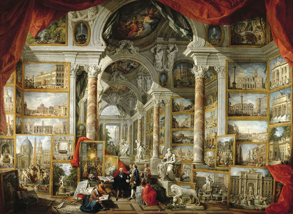 Vue de Rome moderne, Pannini
