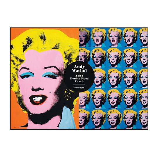 Puzzle Warhol Marilyn 500 Piece 2 faces
