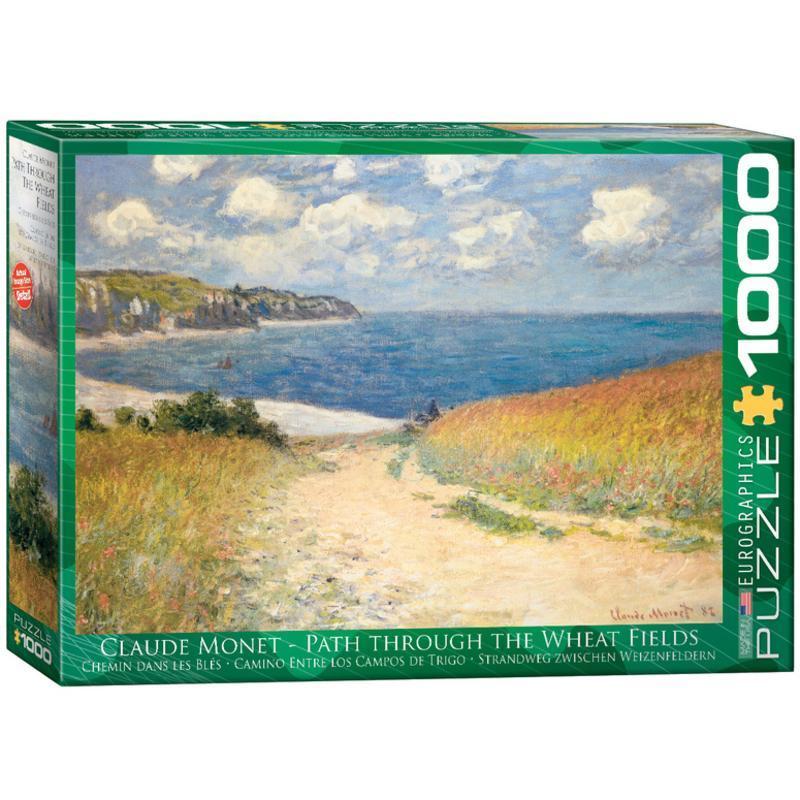 Path Through the Wheat Fields, Claude Monet