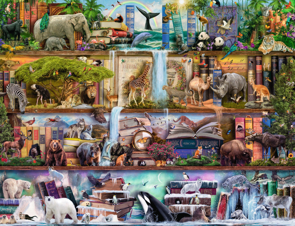 Ravensburger Wild Kingdom Shelves, Aimee Stewart (2000pcs)
