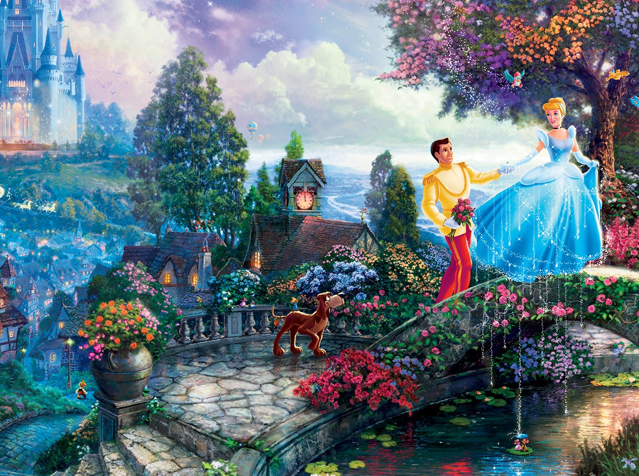 Wishes Upon a Dream, Thomas Kinkade - Disney's Cinderella