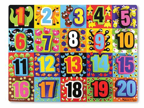 Jumbo Numbers - Chunky Puzzle