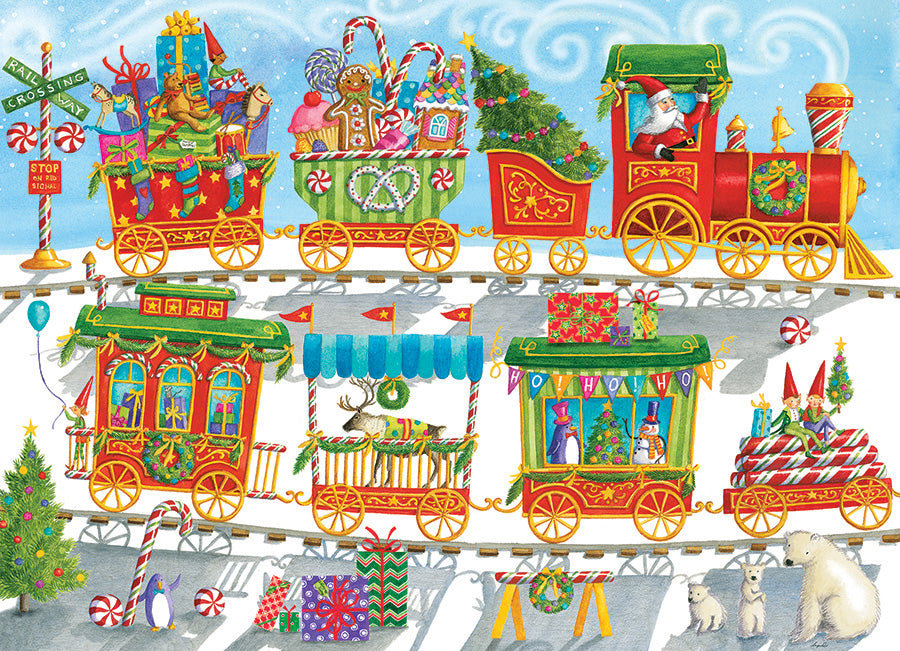 Christmas Train, Ingrid Slyder (Family Puzzle)